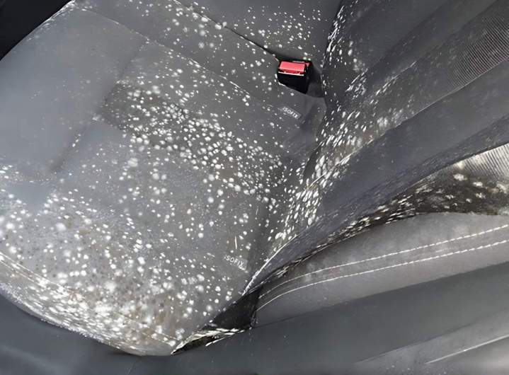 Avant entretien siège auto Ajaccio